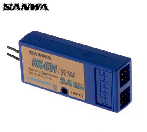 Receptor Sanwa SANWA RX-631, 6 Canales FHSS-3