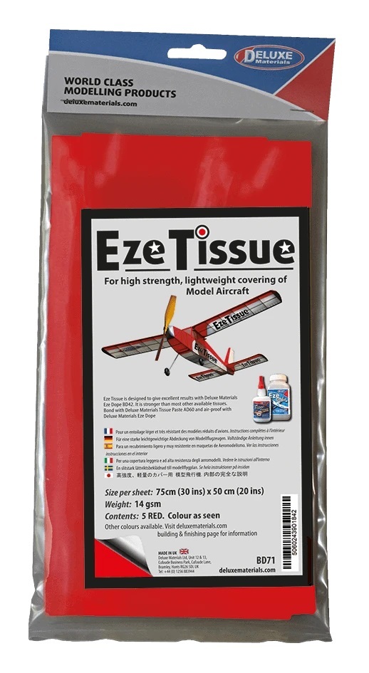 Deluxe Eze Tissue rojo