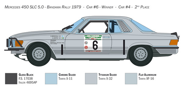 Mercedes-Benz 450SLC Rallye Bandama 1979